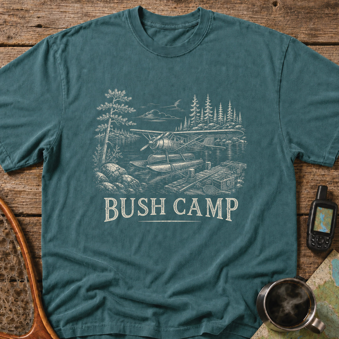 Bush Camp Wilderness Fishing T-Shirt