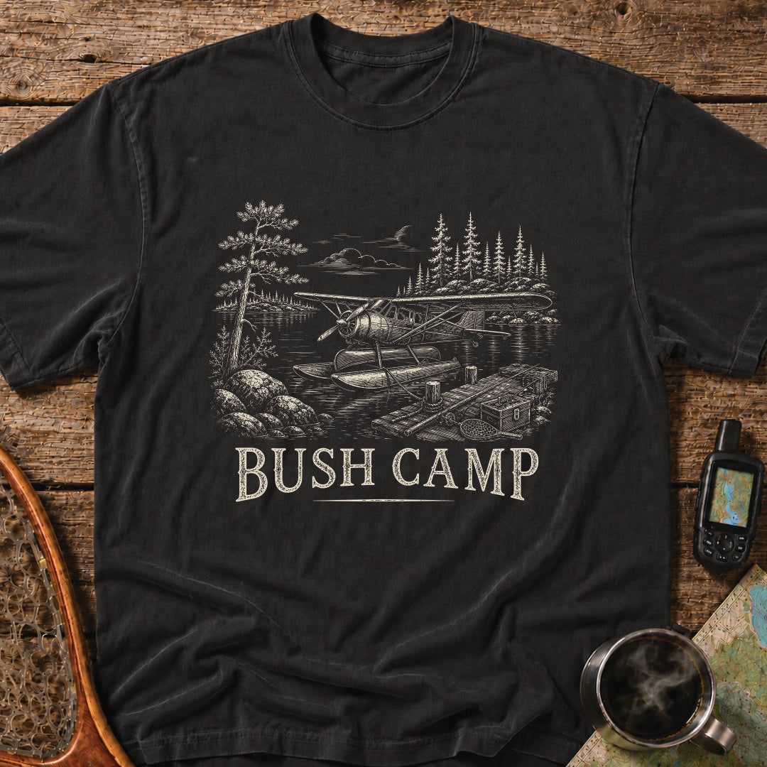 Bush Camp Wilderness Fishing T-Shirt