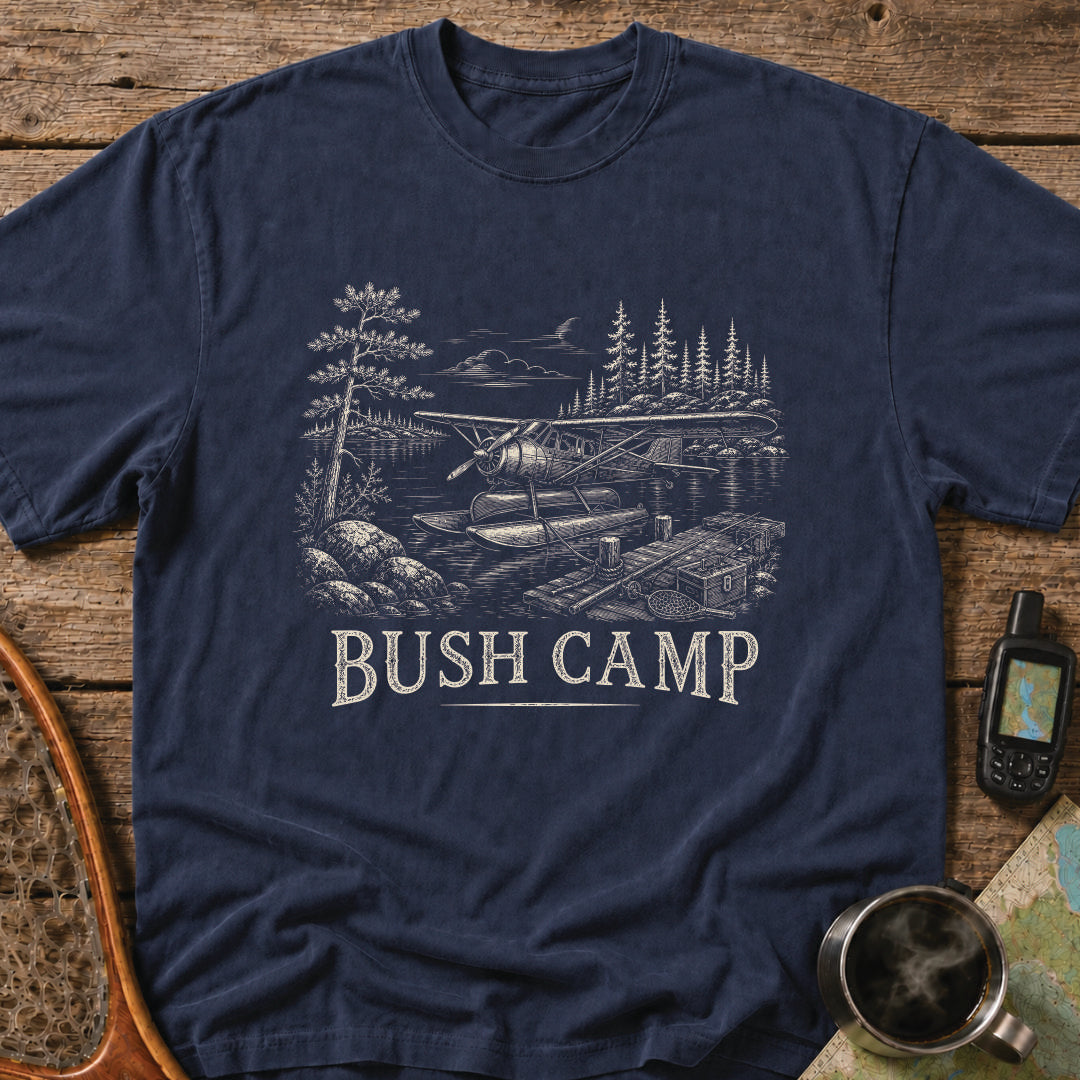 Bush Camp Wilderness Fishing T-Shirt