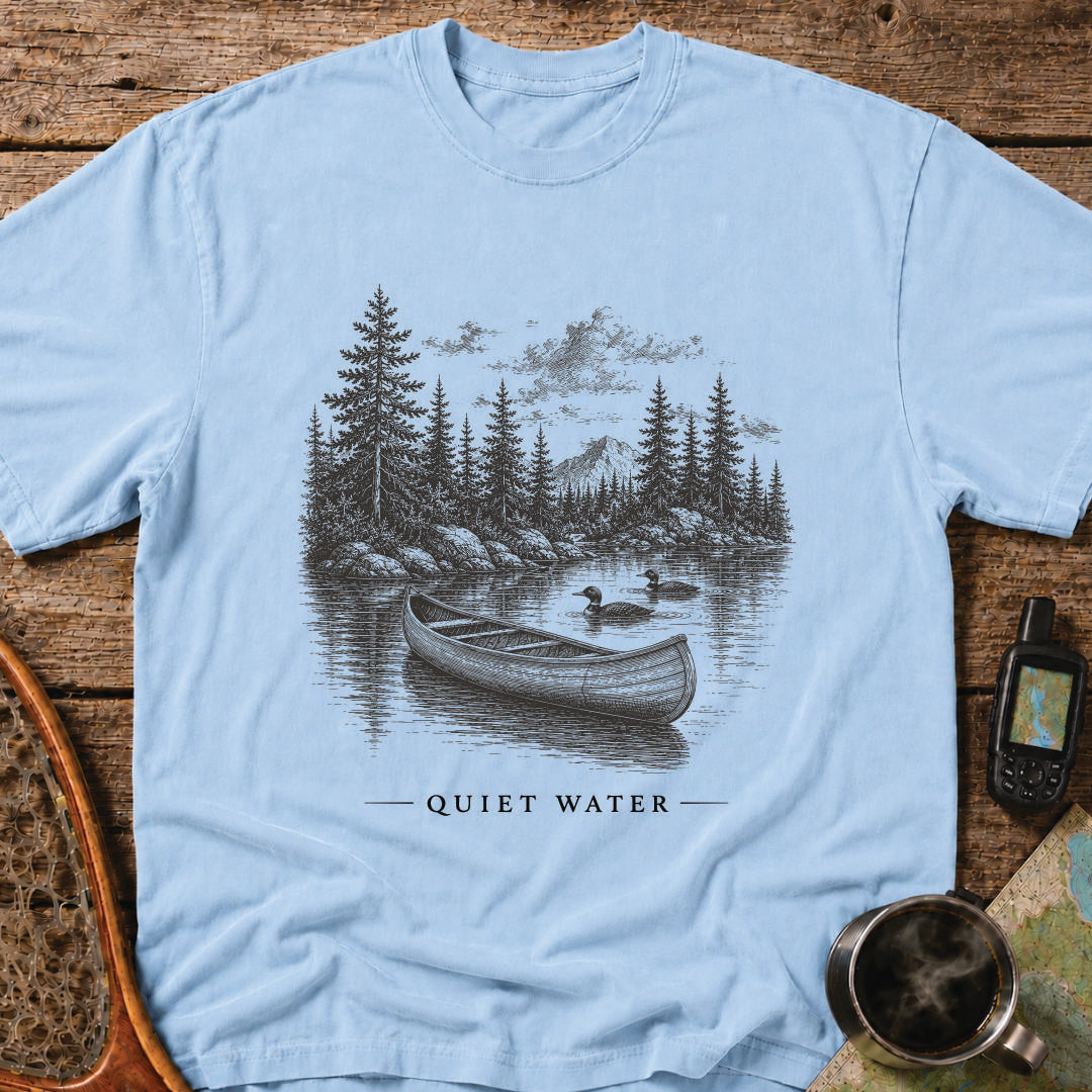 Quiet Water Canoe & Loon Wilderness T-Shirt