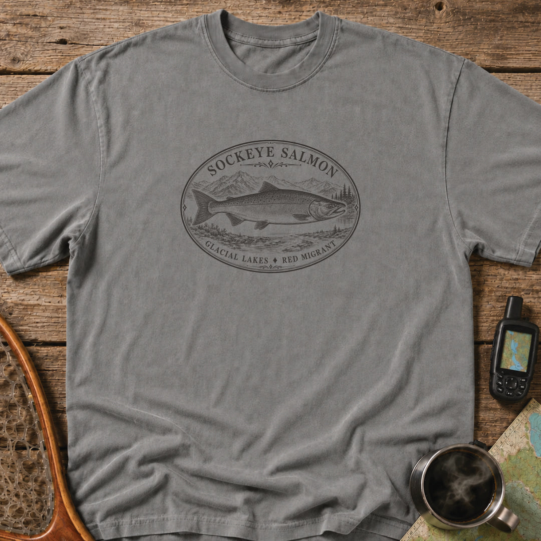 Sockeye Salmon Heritage Fishing T-Shirt
