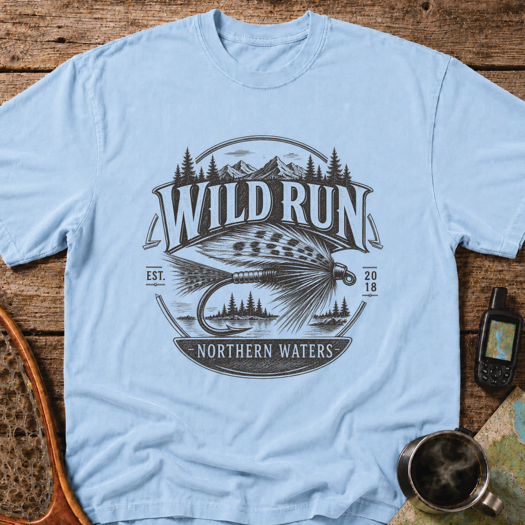 Wild Run Northern Waters Fly Fishing T-Shirt