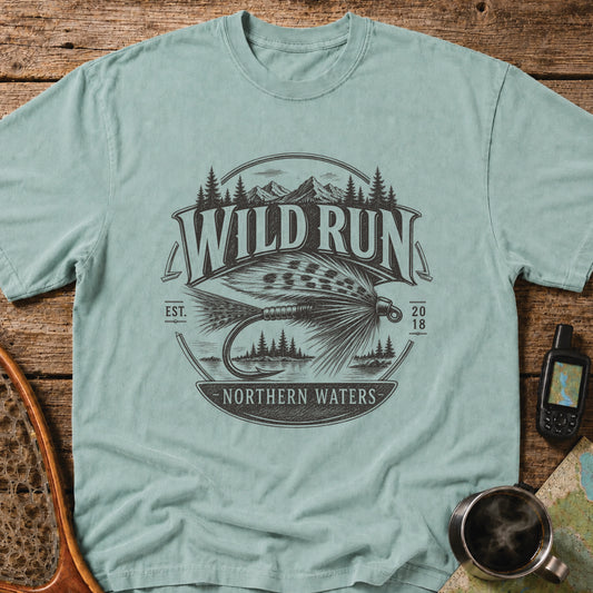 Wild Run Northern Waters Fly Fishing T-Shirt