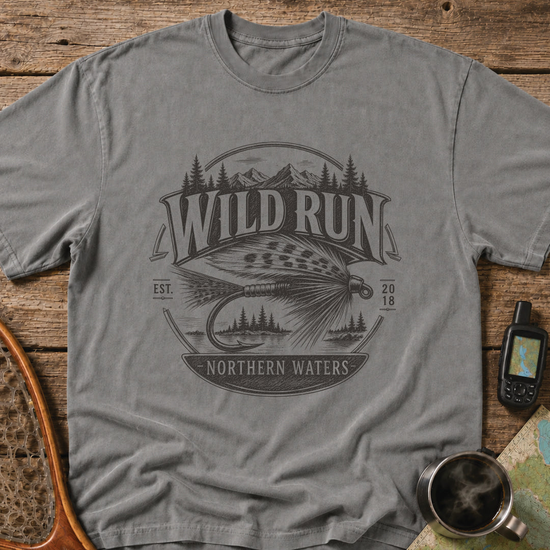 Wild Run Northern Waters Fly Fishing T-Shirt