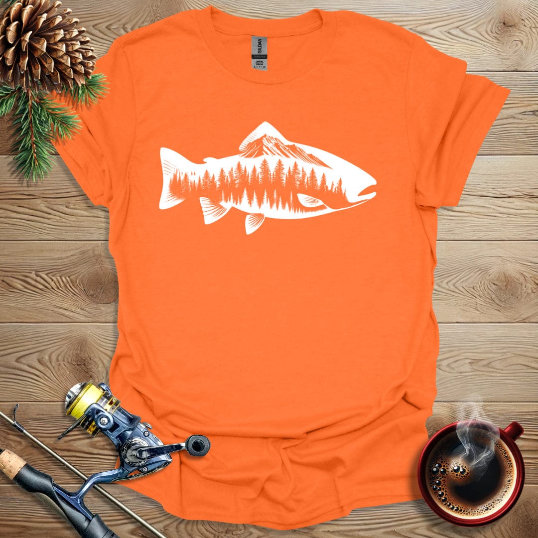 Printify T-Shirt Trout Nature T-Shirt