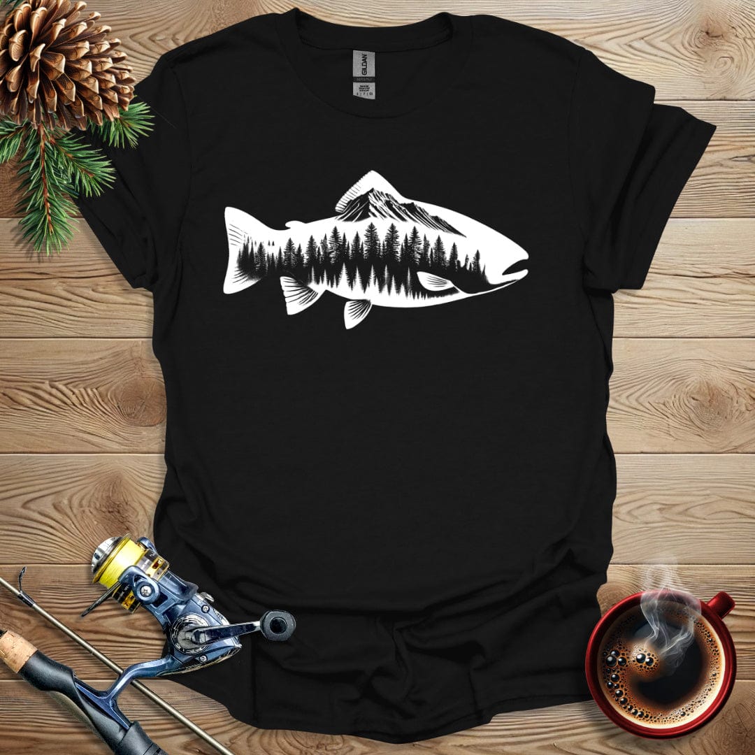 Printify T-Shirt Trout Nature T-Shirt