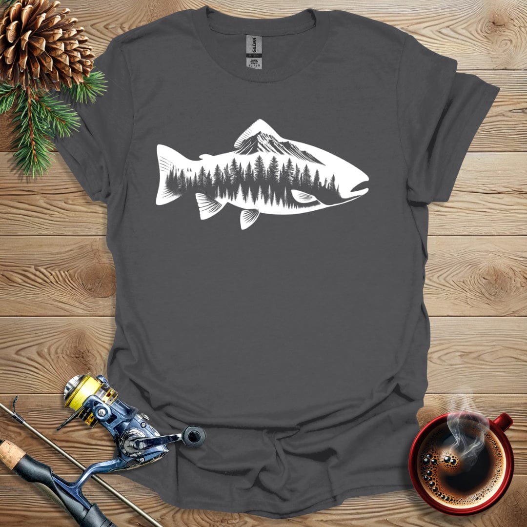 Printify T-Shirt Trout Nature T-Shirt