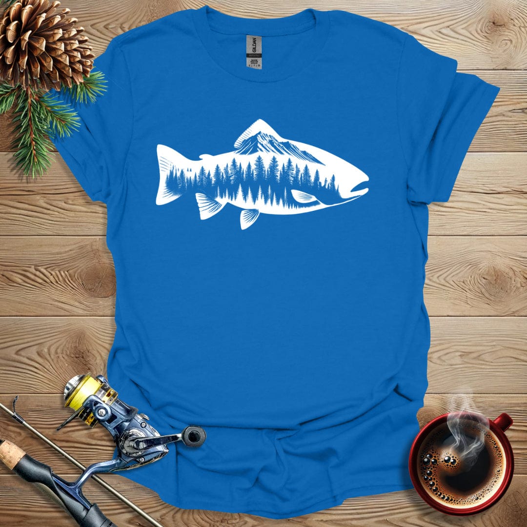 Printify T-Shirt Trout Nature T-Shirt